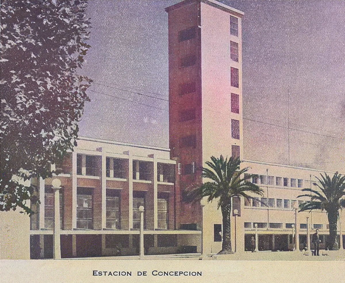 Estación de Concepción, 1945 — 1945 | Chile de Ayer