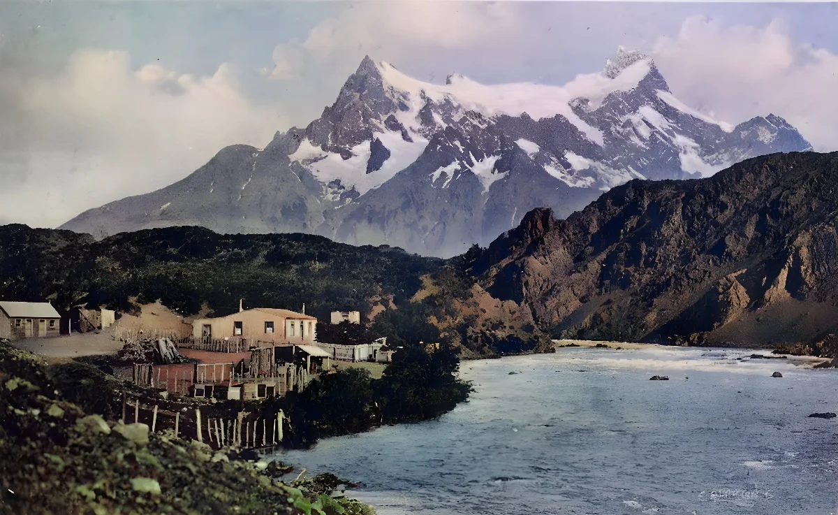 Estancia Pudeto, Última Esperanza, hacia 1920 — 1920 | Chile de Ayer