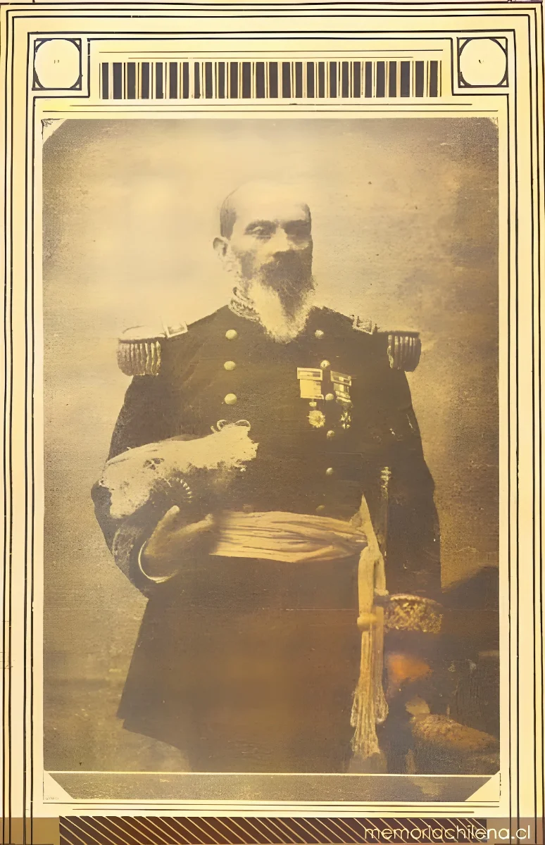General de División don Orozimbo Barbosa — 1890 | Chile de Ayer