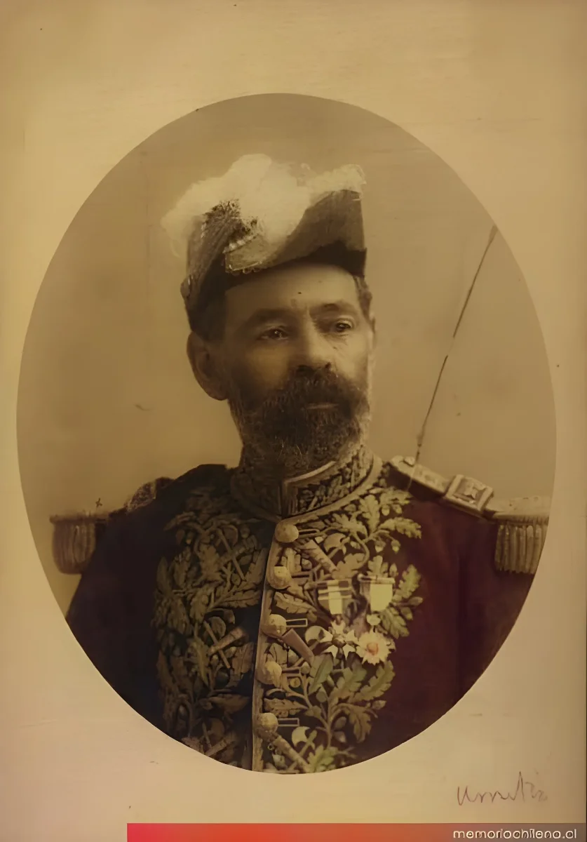 General Gregorio Urrutia, hacia 1890 — 1890 | Chile de Ayer