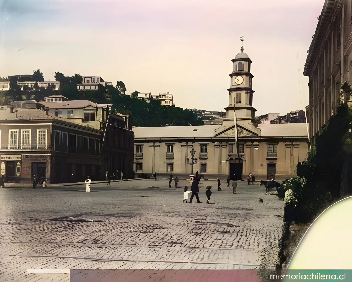 Plaza de la Intendencia, 1895 — 1895 | Chile de Ayer