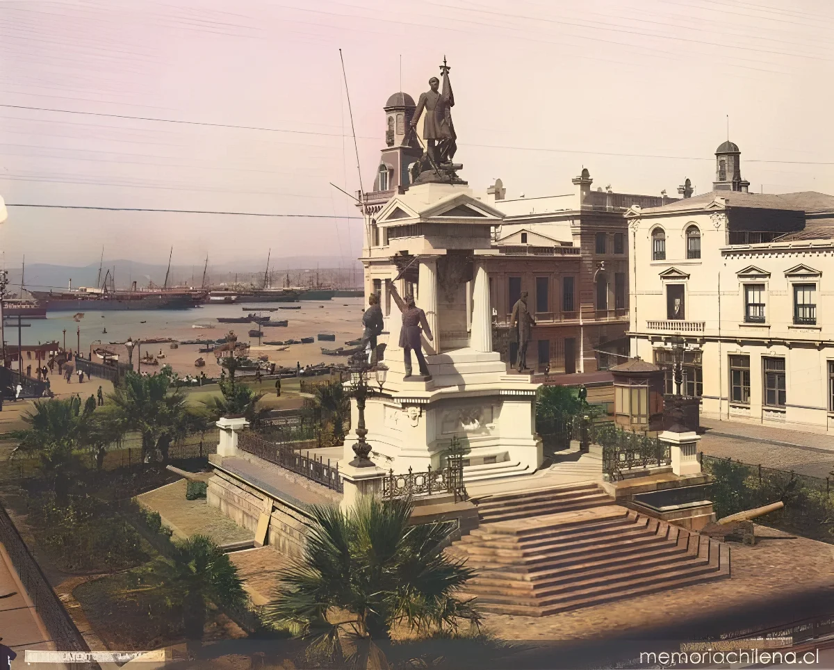 Monumento a la Marina, 1900 — 1900 | Chile de Ayer
