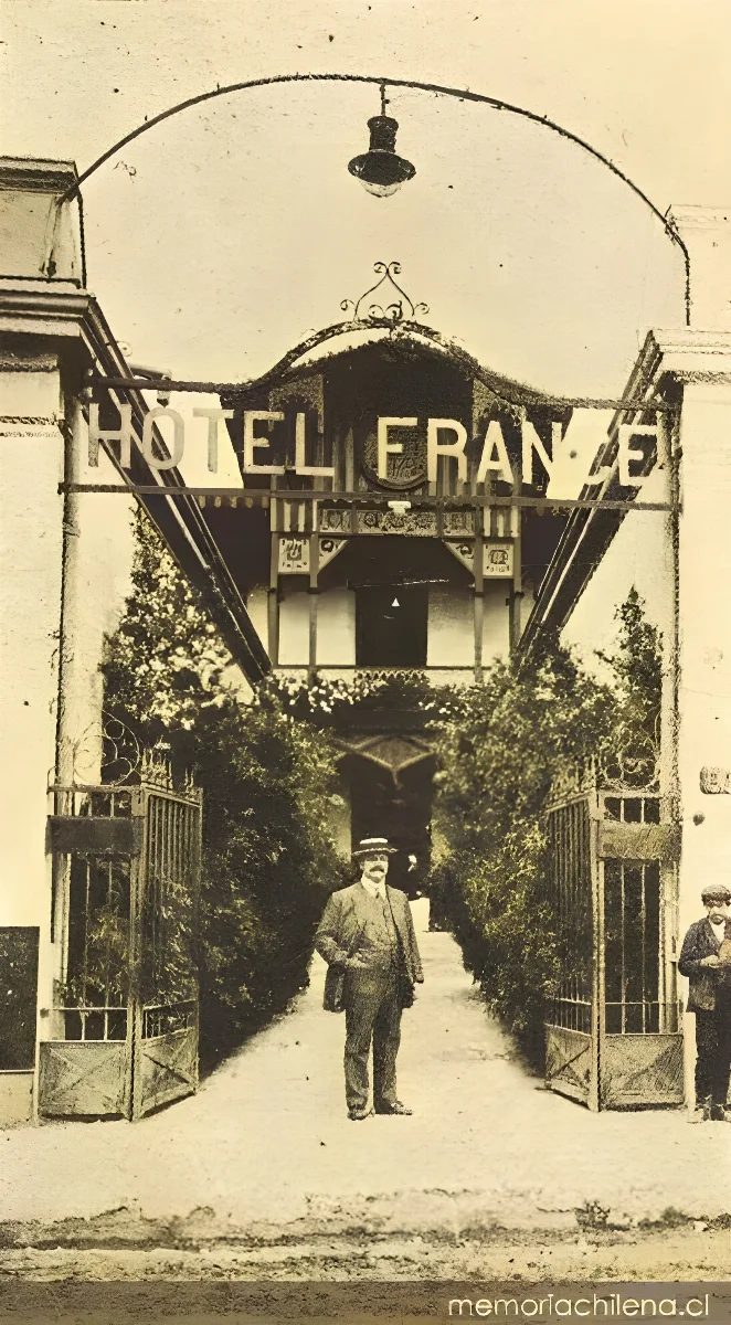 El propietario del Hotel France de Viña del Mar, hacia 1913 — 1913 | Chile de Ayer