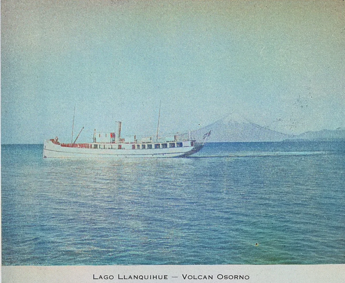 Lago Llanquihue y Volcán Osorno, 1944 — 1944 | Chile de Ayer