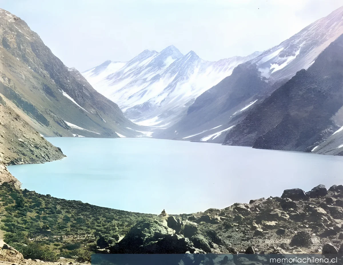 Laguna de Uspallata, hacia 1900 — 1900 | Chile de Ayer