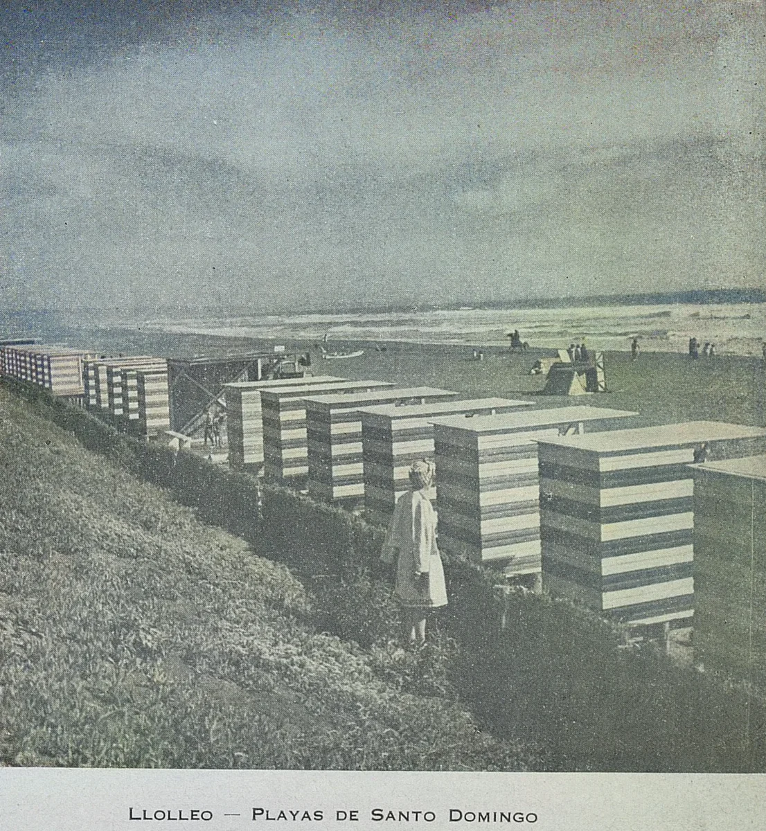 Llolleo : playas de Santo Domingo, 1946 — 1946 | Chile de Ayer