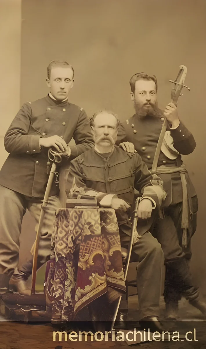 Militares — 1870 | Chile de Ayer