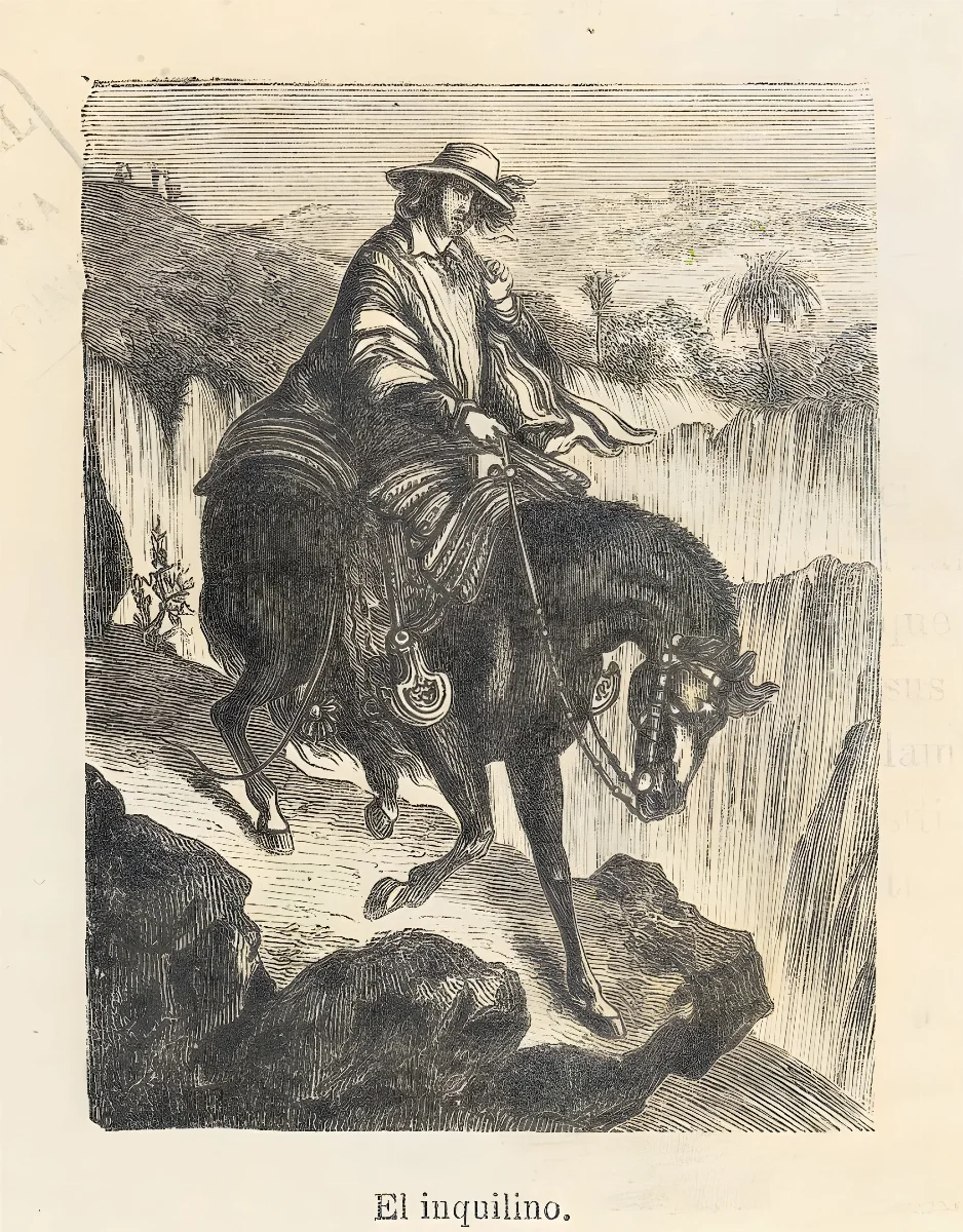 El inquilino — 1872 | Chile de Ayer