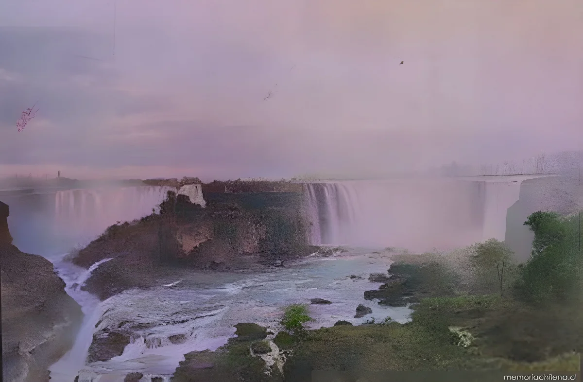 Salto del Laja, 1906 — 1906 | Chile de Ayer