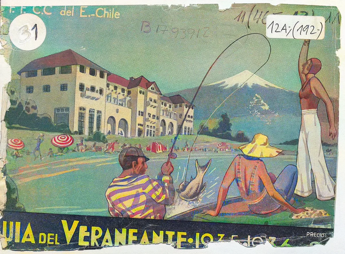 Portada Guía del Veraneante: 1935-1936, 1936 — 1936 | Chile de Ayer