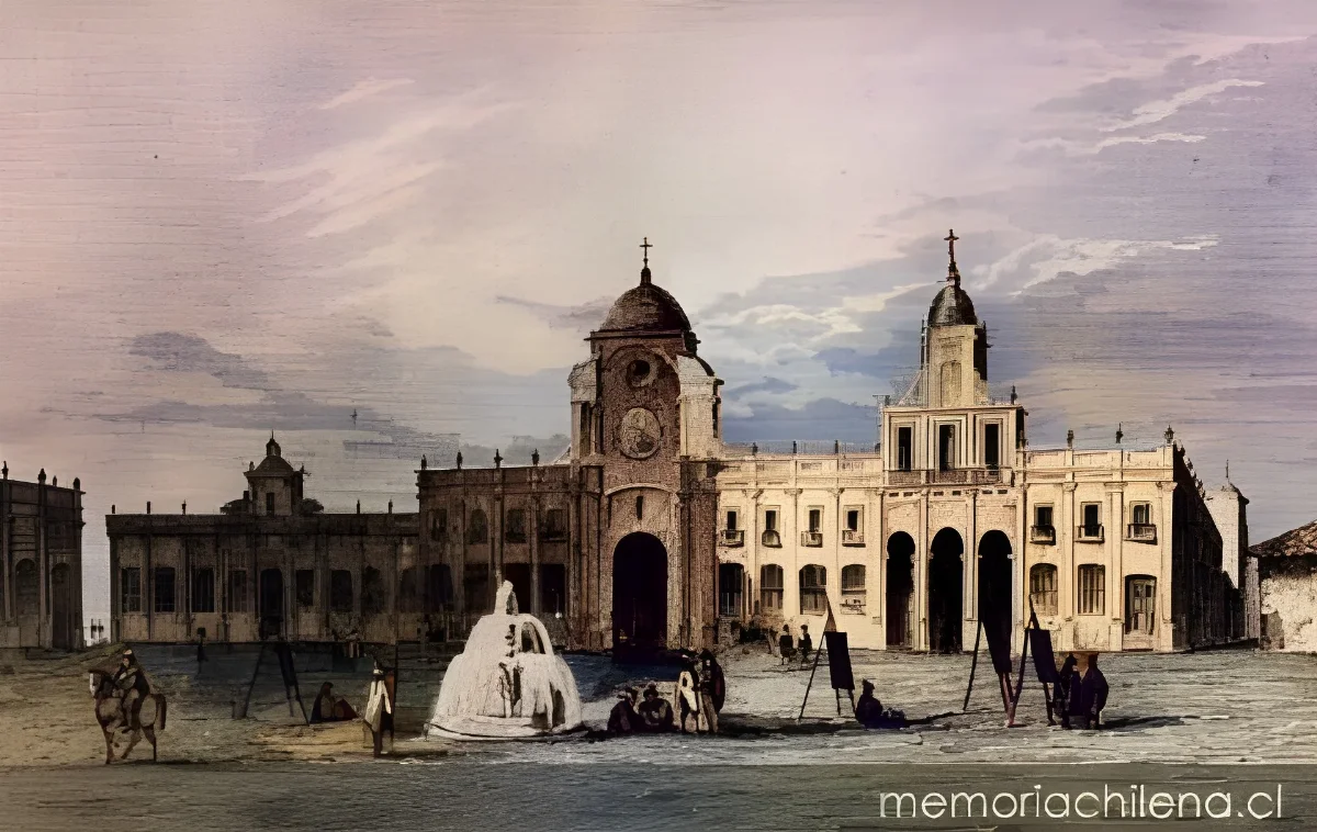 Plaza de Armas, hacia 1900 — 1900 | Chile de Ayer