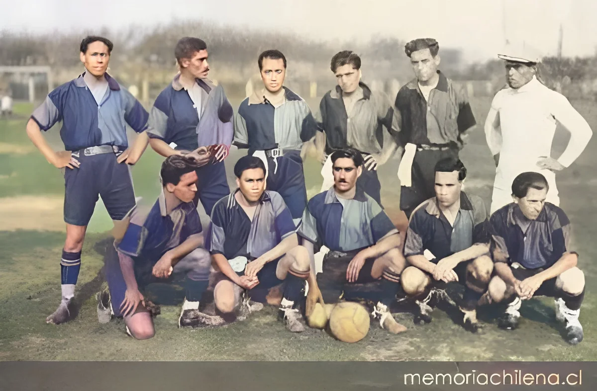 Cuadro de football nortino, hacia 1926 — 1926 | Chile de Ayer