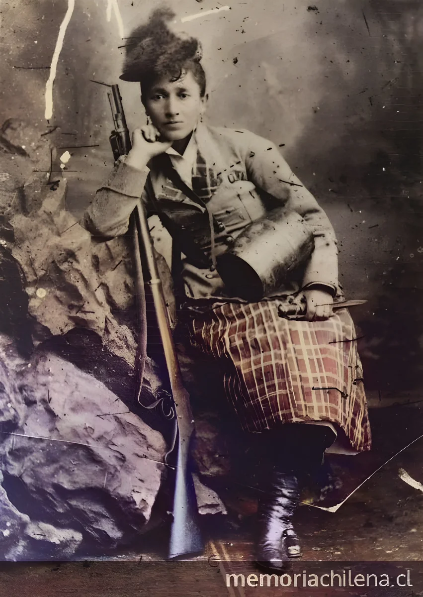 Irene Morales, cantinera, 1881 — 1881 | Chile de Ayer