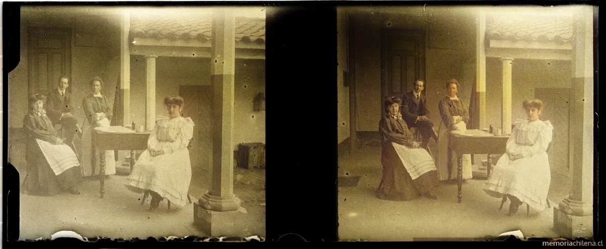 Niñas Huidobro Valdés, 1905, Chimbarongo — 1905 | Chile de Ayer