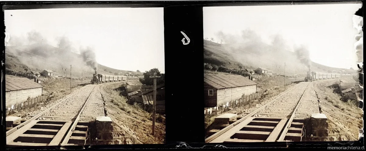 Salida del puente Cautín, Valdivia en 1906 — 1906 | Chile de Ayer