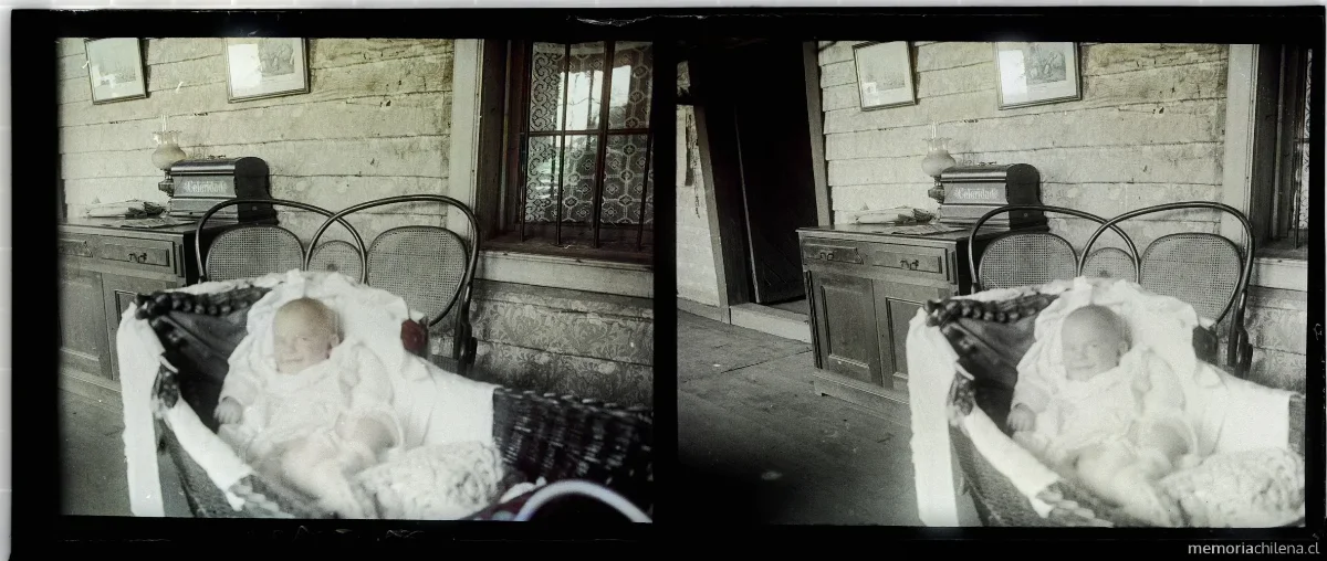 Jaime a los 4 meses de edad, Curanipe, 1912 — 1912 | Chile de Ayer