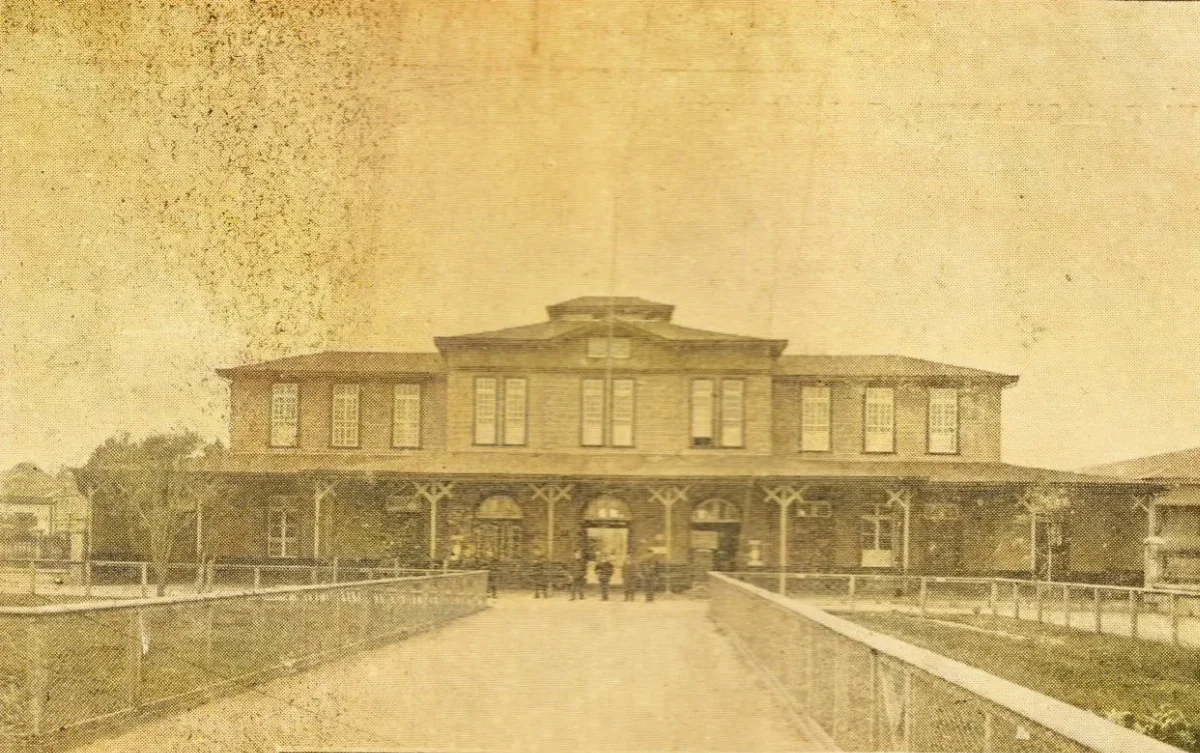 Estación de Puerto Montt, circa 1929 — aprox. 1929 | Chile de Ayer