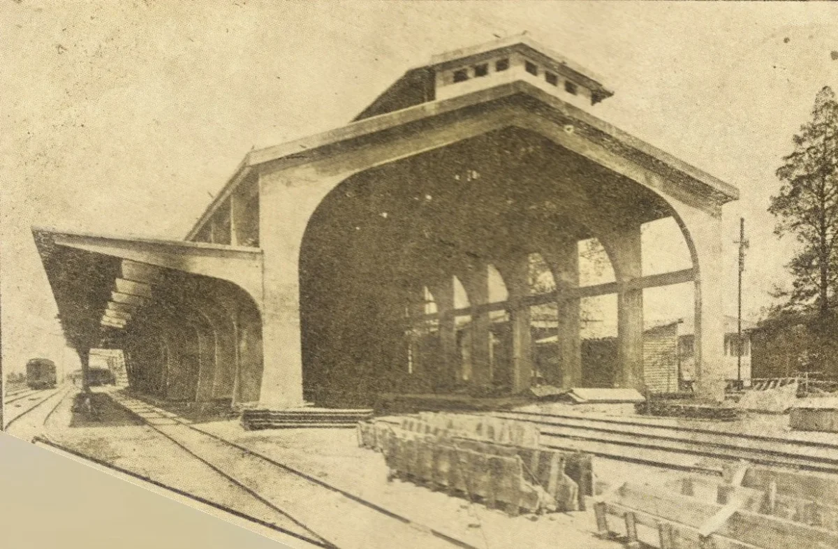 Estación Talca, circa 1929 — aprox. 1929 | Chile de Ayer