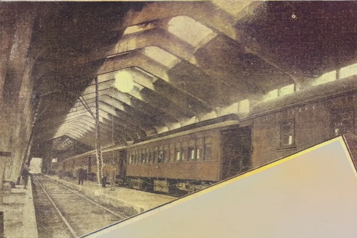 Estación Temuco, circa 1929 — aprox. 1929 | Chile de Ayer