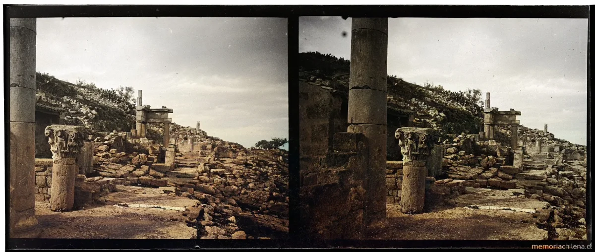 Ruinas de Solunto, Palermo, Italia, marzo 1911 — 1911 | Chile de Ayer