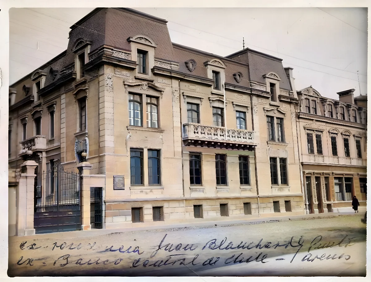 Palacio de Juan Blanchard, Punta Arenas, hacia 1920 — 1920 | Chile de Ayer