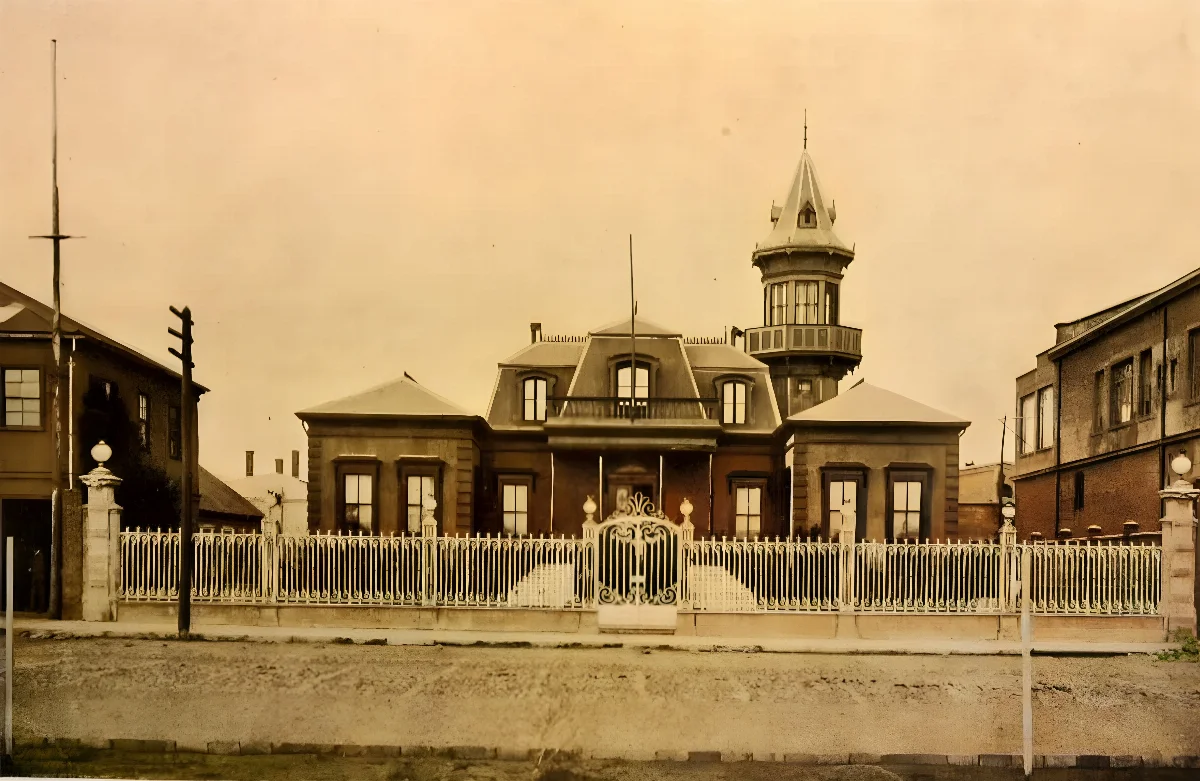 Casa de José Menéndez en Punta Arenas, 1906 — 1906 | Chile de Ayer
