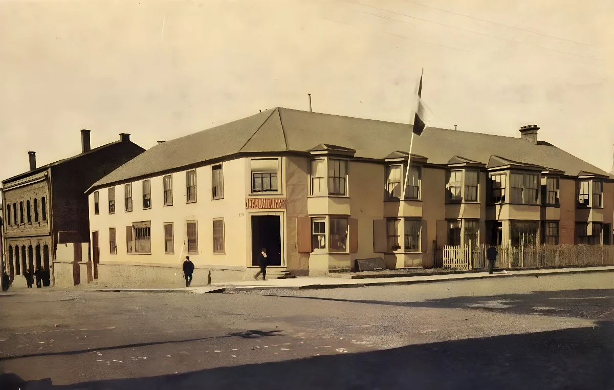 Casa comercial de Charles Williams, Punta Arenas, 1906 — 1906 | Chile de Ayer