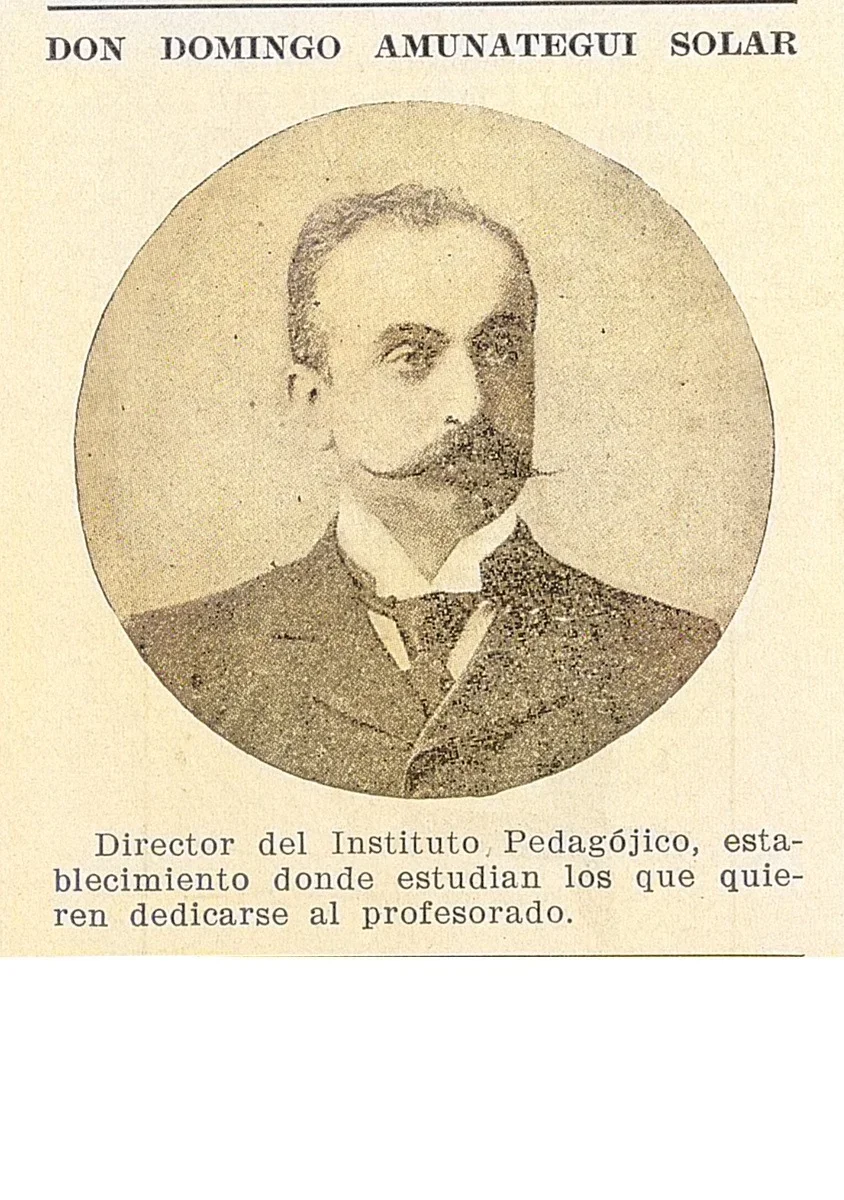 Don Domingo Amunátegui Solar, 1908 — 1908 | Chile de Ayer