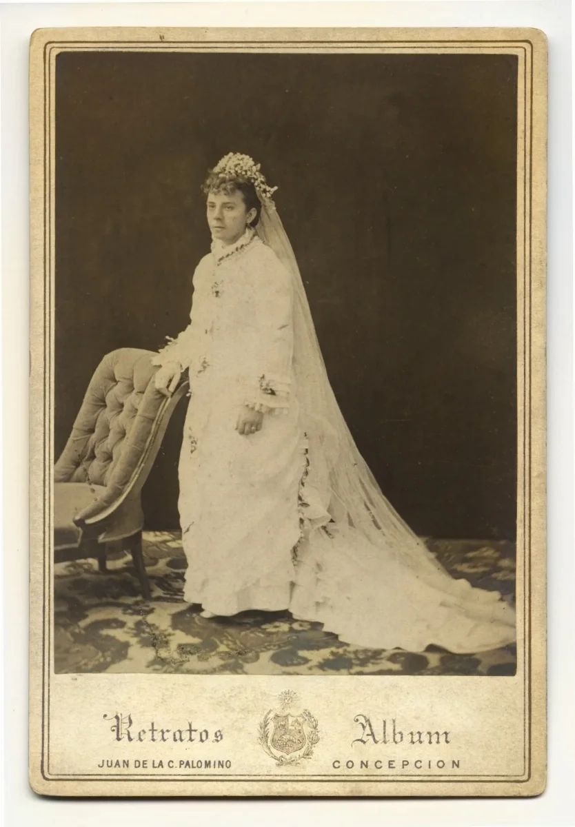 Novia no identificada, 1878 — 1878 | Chile de Ayer
