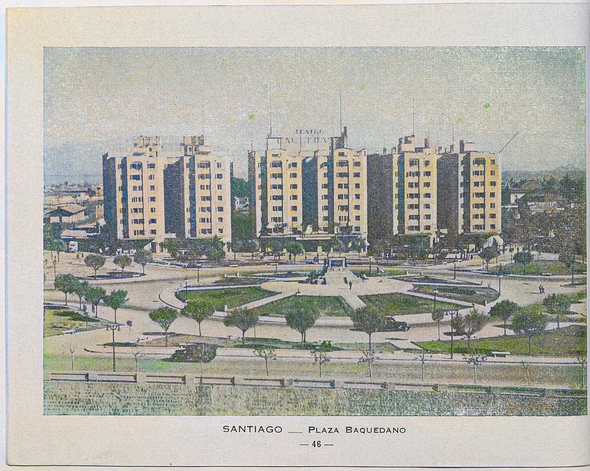 Plaza Baquedano, Santiago, 1939 — 1939 | Chile de Ayer