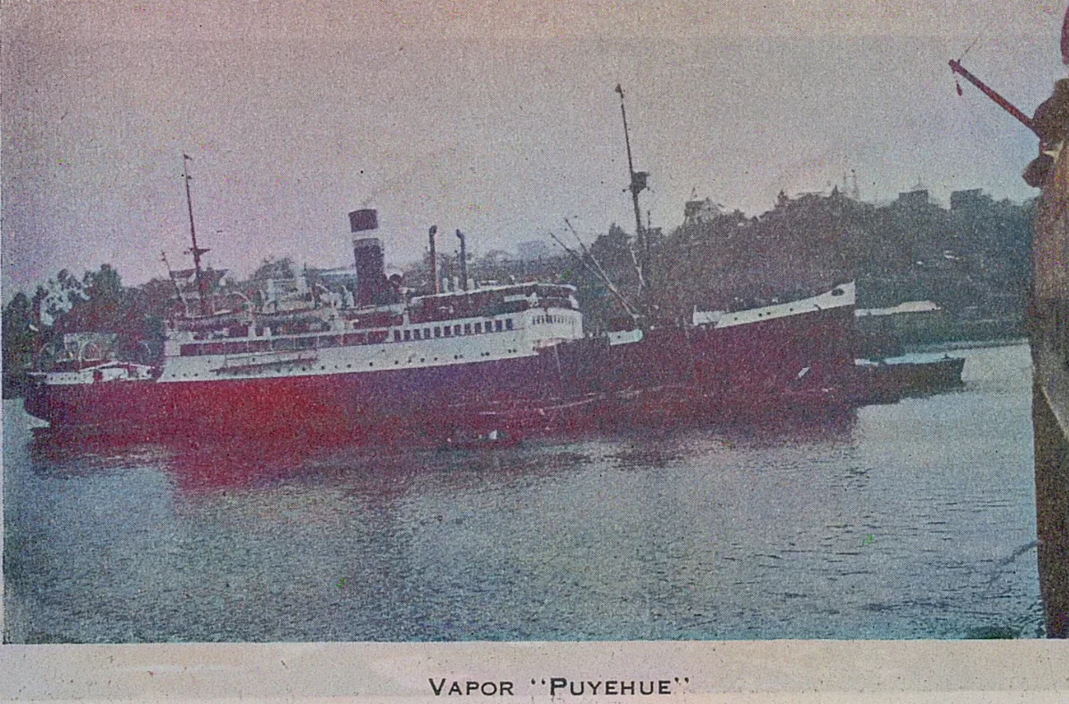 Vapor Puyehue, 1940 — 1940 | Chile de Ayer