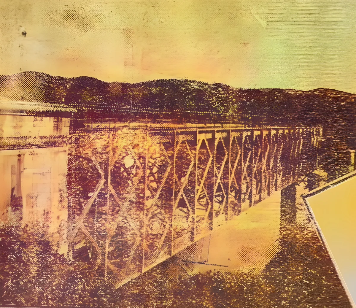 Puente Calle-Calle, circa 1929 — aprox. 1929 | Chile de Ayer