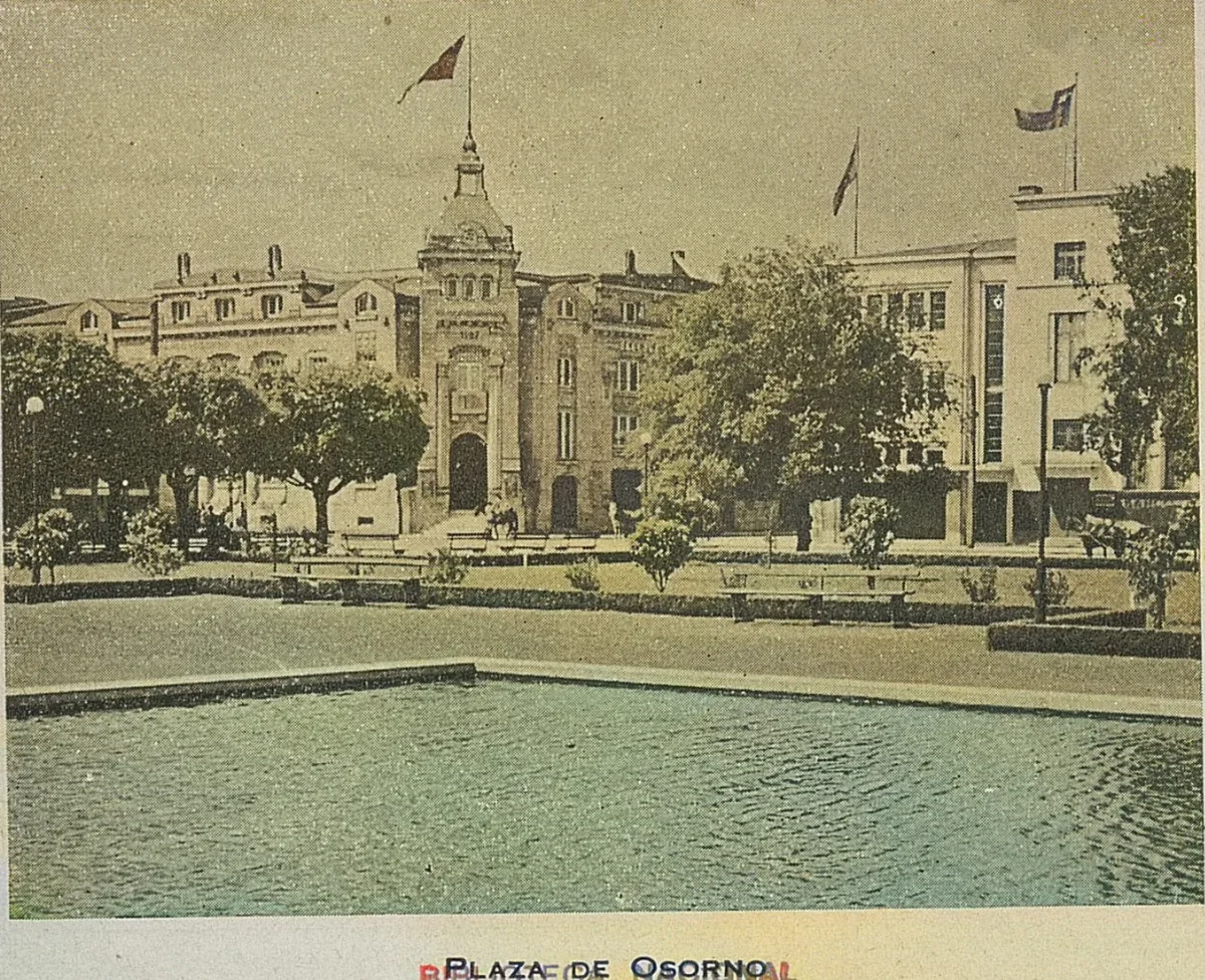 Plaza de Osorno, 1942 — 1942 | Chile de Ayer