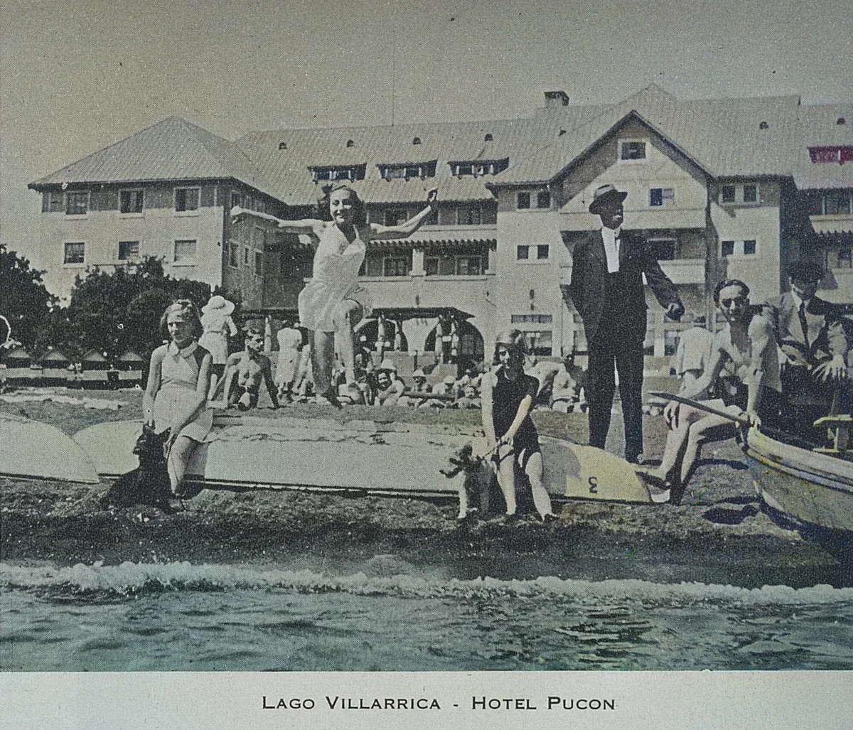 Hotel Pucón y Lago Villarrica, 1942 — 1942 | Chile de Ayer