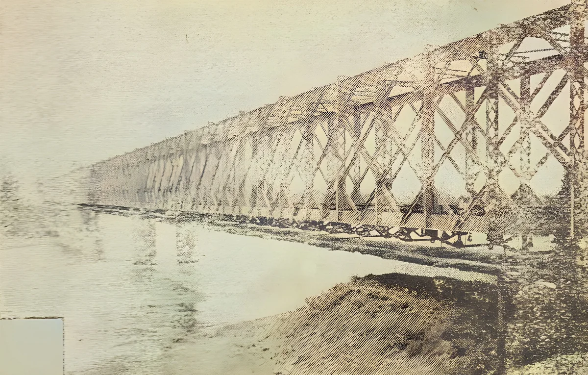 Puente Cautín, circa 1929 — aprox. 1929 | Chile de Ayer