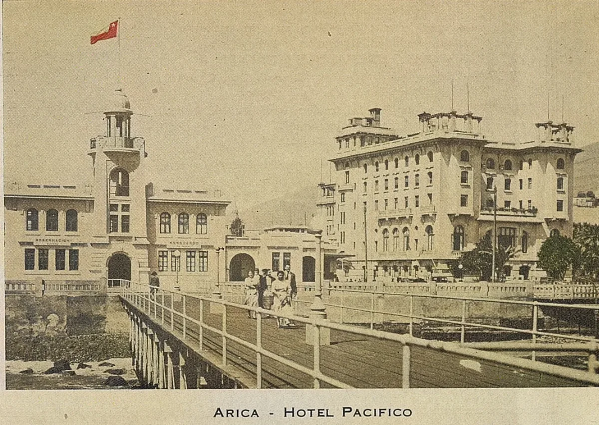 Hotel Pacífico, Arica, 1943 — 1943 | Chile de Ayer