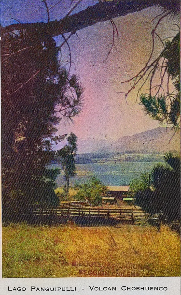 Volcán Choshuenco: Lago Panguipulli, 1943 — 1943 | Chile de Ayer