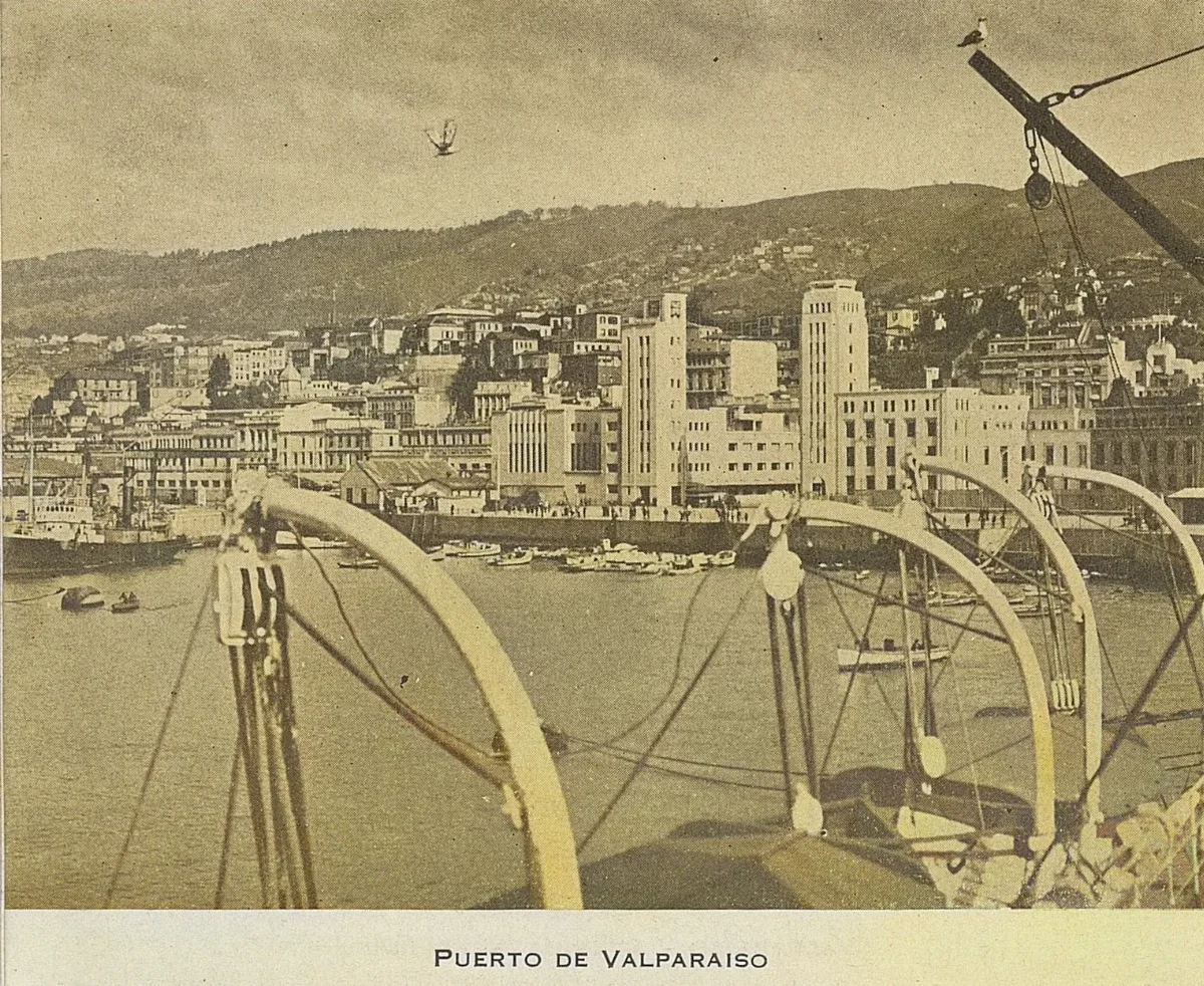 Puerto de Valparaíso, 1943 — 1943 | Chile de Ayer
