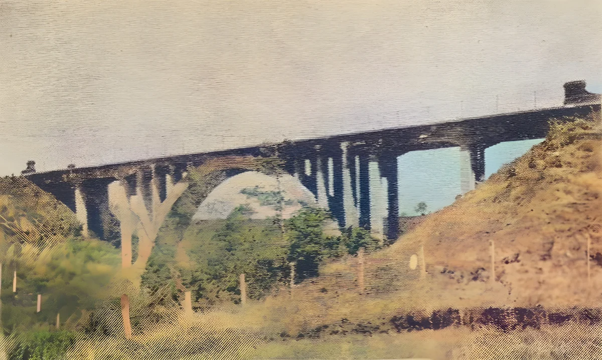 Puente Chanco, circa 1929 — aprox. 1929 | Chile de Ayer