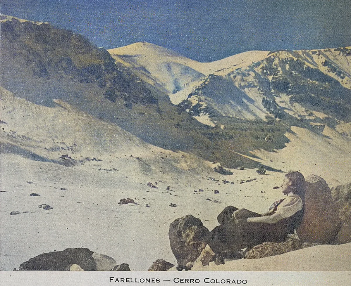 Farellones, Cerro Colorado, 1944 — 1944 | Chile de Ayer
