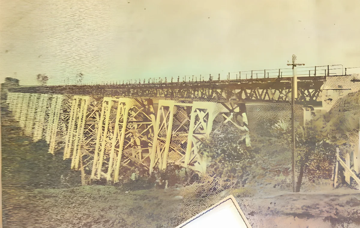 Puente Colo, circa 1929 — aprox. 1929 | Chile de Ayer