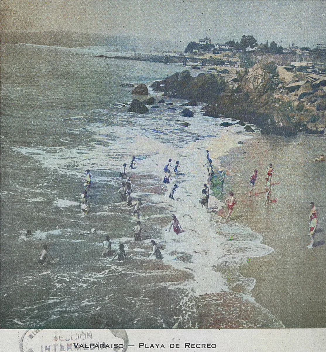Playa Recreo, Valparaíso, 1943 — 1947 | Chile de Ayer