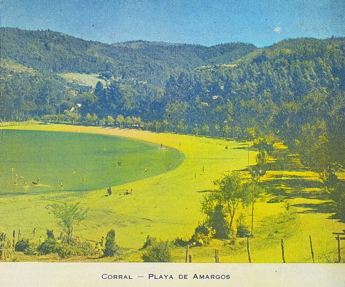 Playa de Amargos, Corral, 1947 — 1947 | Chile de Ayer