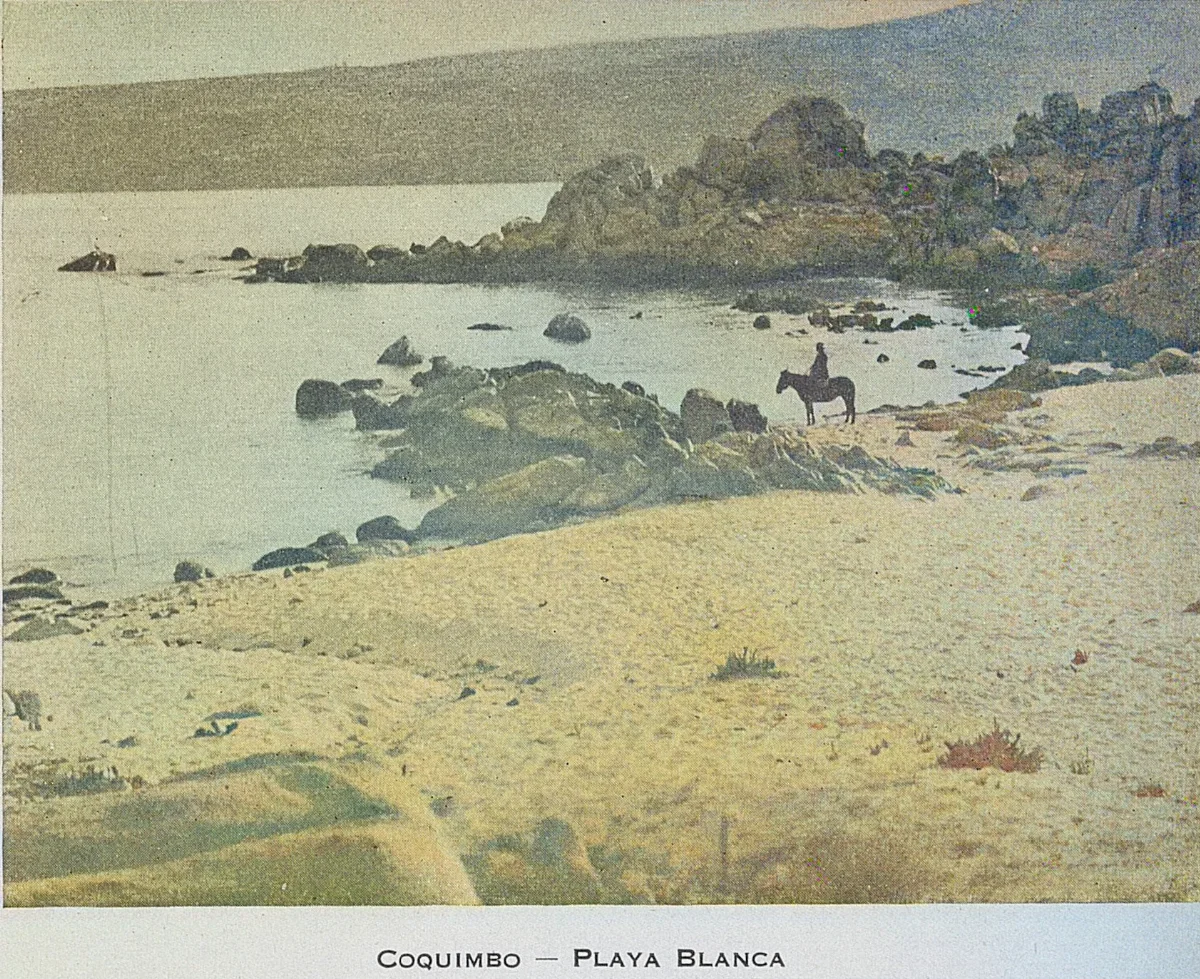 Playa Blanca, Coquimbo, 1947 — 1947 | Chile de Ayer