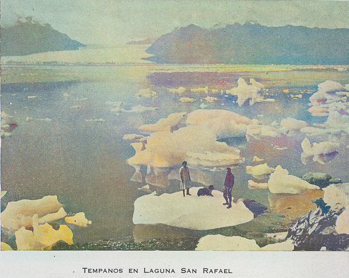 Témpanos en Laguna San Rafael, 1948 — 1948 | Chile de Ayer