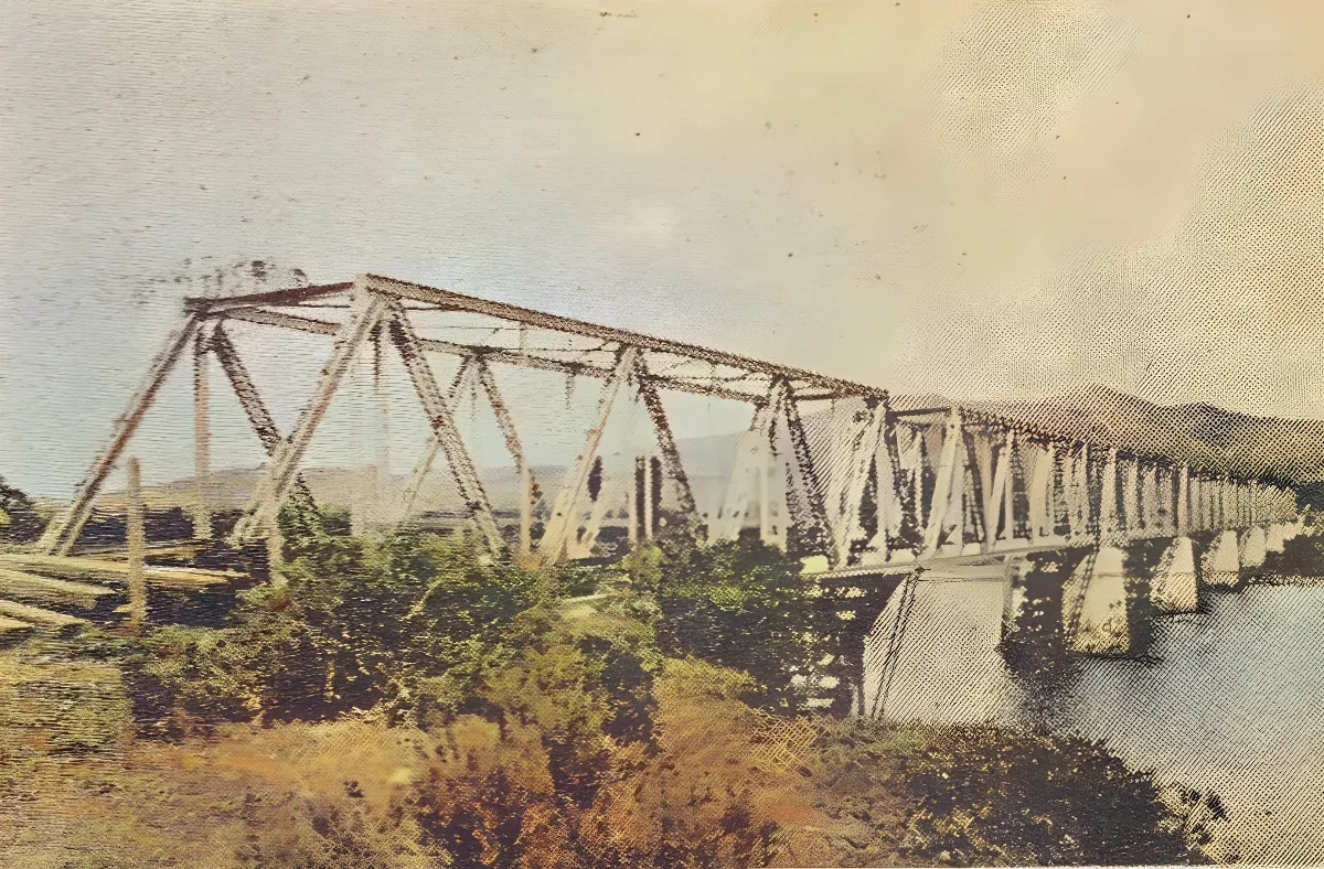 Puente Itata, circa 1929 — aprox. 1929 | Chile de Ayer