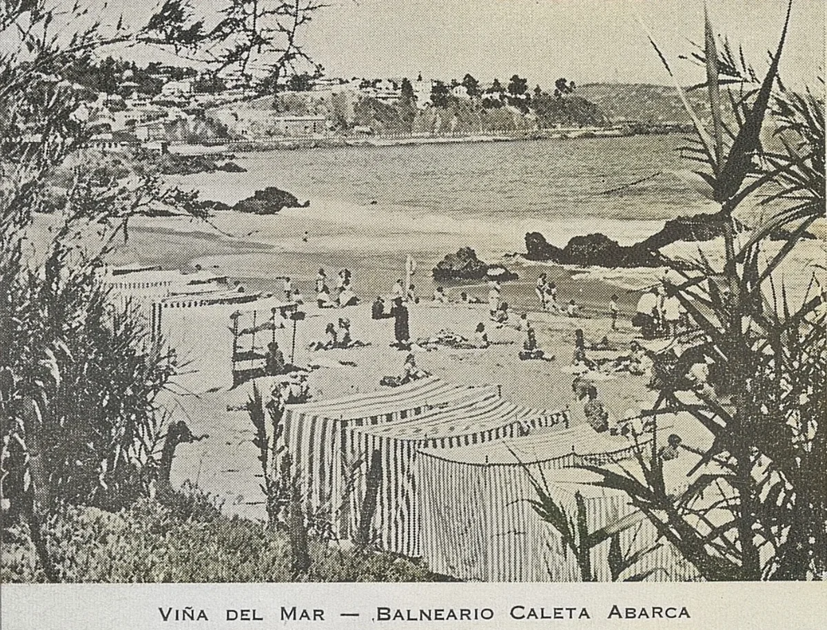 Caleta Abarca, Viña del Mar, 1949 — 1949 | Chile de Ayer
