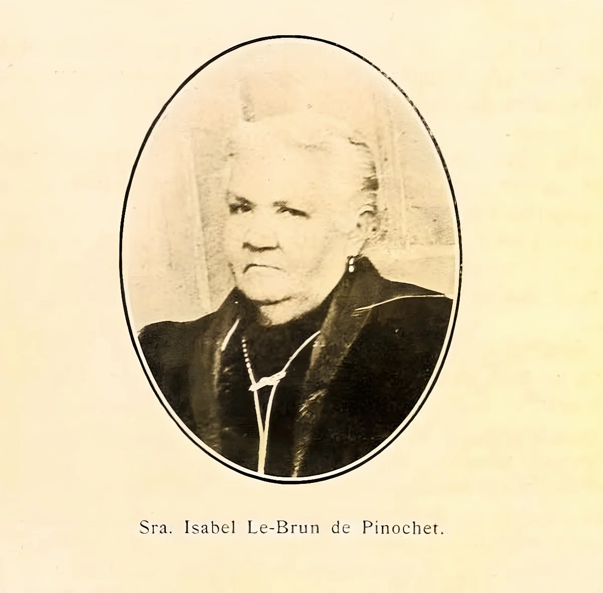Isabel Lebrun de Pinochet — 1895 | Chile de Ayer