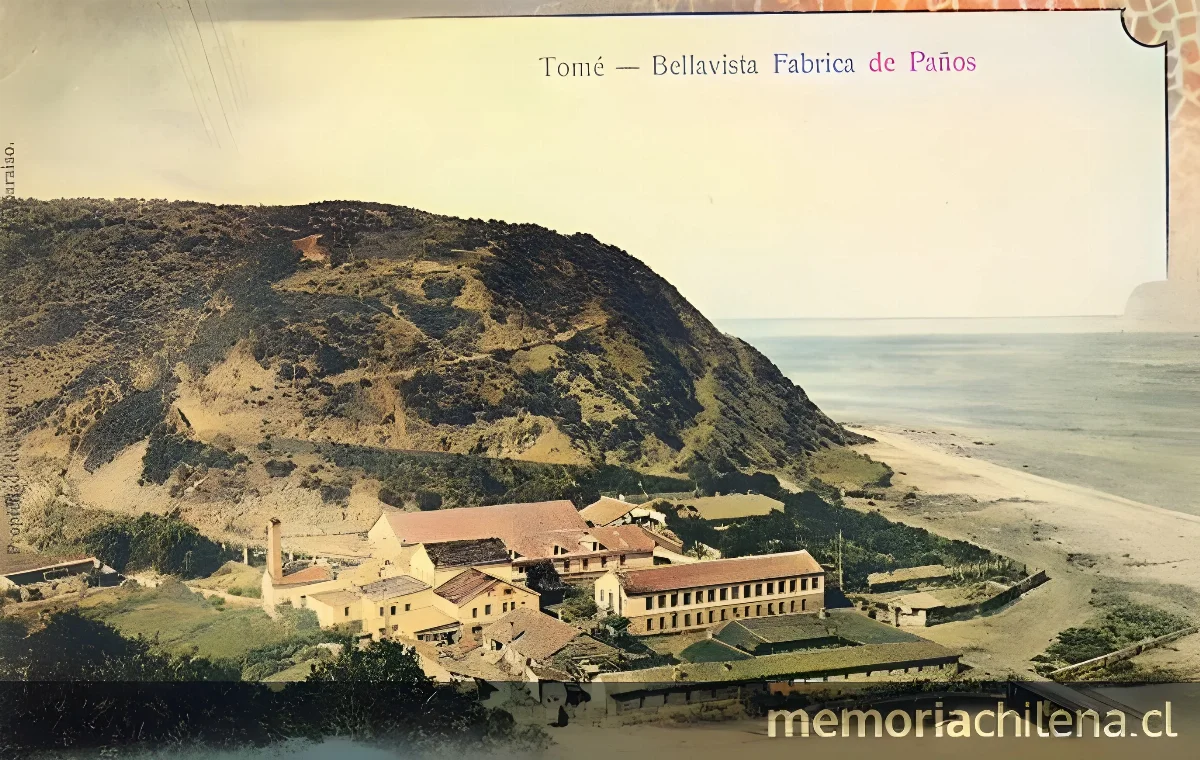 Fábrica de paños — 1915 | Chile de Ayer