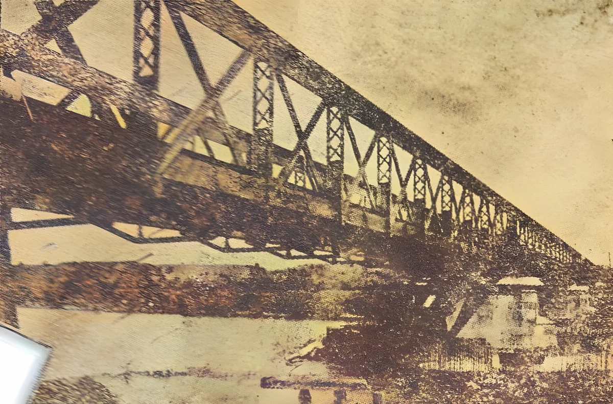 Puente Pilmaiquén, circa 1929 — aprox. 1929 | Chile de Ayer